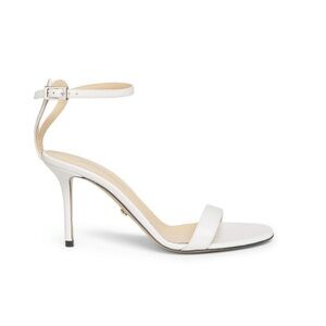 MACH & MACH Special Heart 85MM Leather Stiletto Sandals